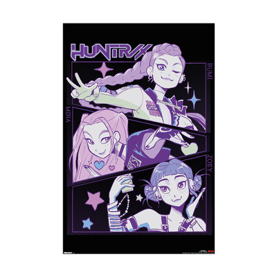 KPOP Demon Hunter - Poster - Huntrix Illustration