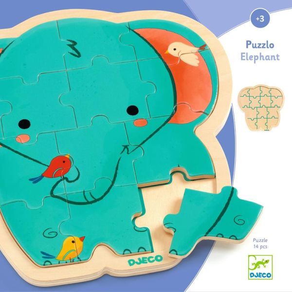 Puzzle  bois - Puzzlo / Éléphant