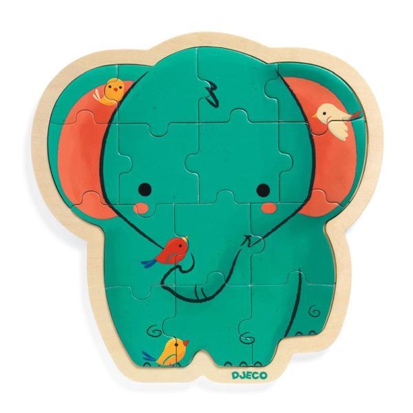 Puzzle  bois - Puzzlo / Éléphant