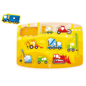 Construction peg puzzle