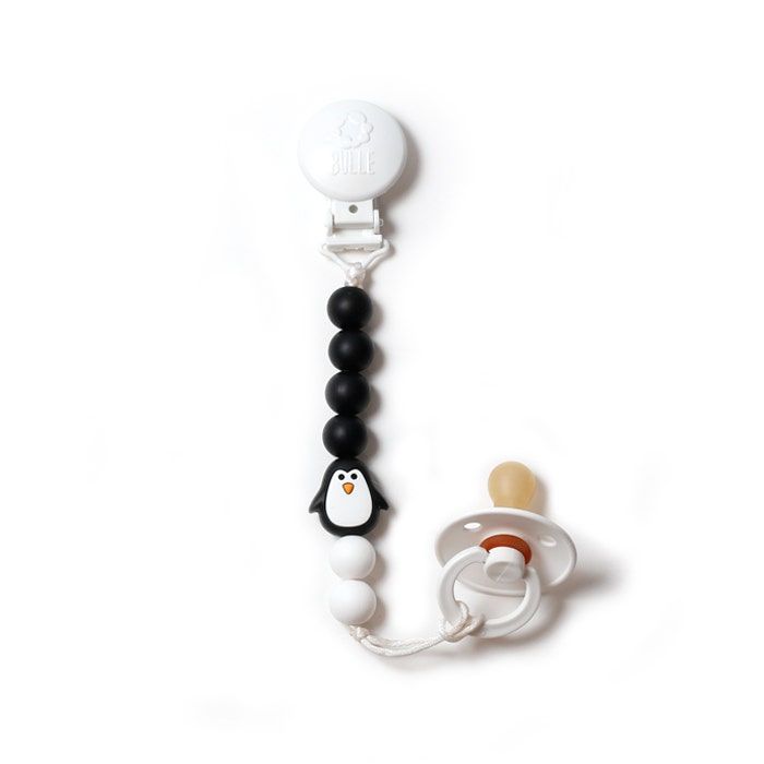 Attache-suce à mordiller-Pingouin noir