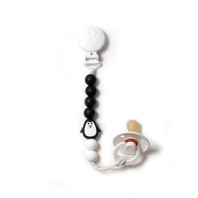 Attache-suce à mordiller-Pingouin noir