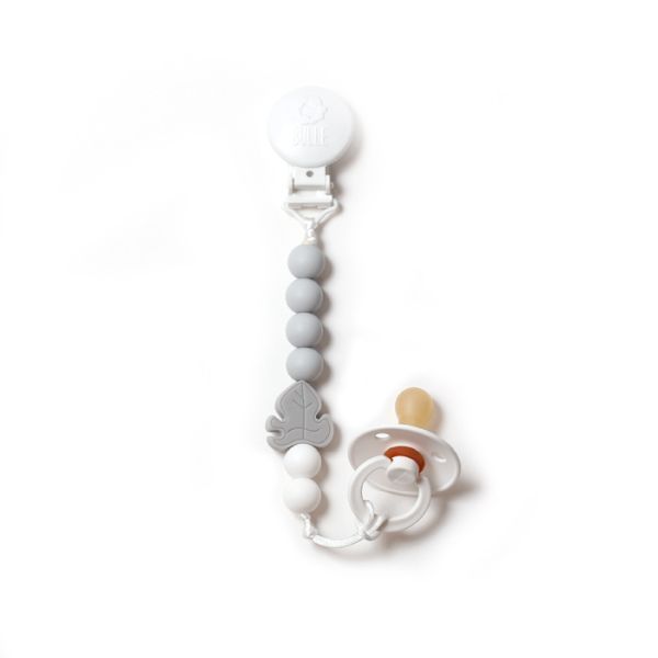 Attache-suce à mordiller-Feuille gris