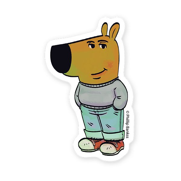 Autocollant - Chill Guy