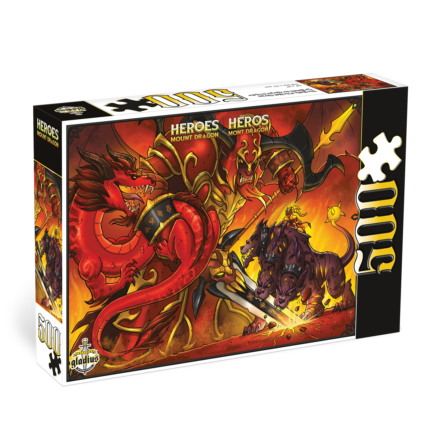 PZ500 La batailles des gorges de l&#39;enfer - Héros du Mont Dragon