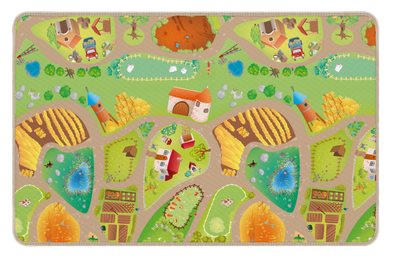 Tapis Reversible Ville/Ferme