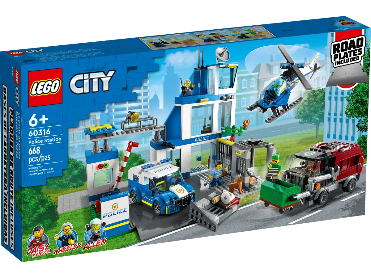 Lego City 60316 Le poste de police