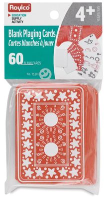 Cartes blanches à jouer