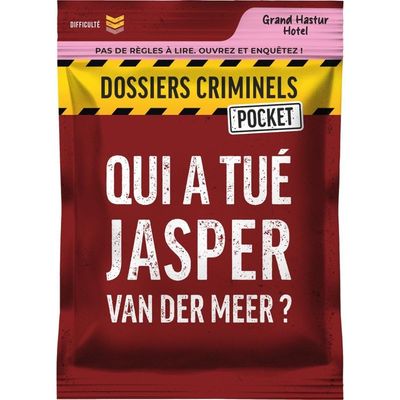 Dossiers Criminels Pocket : Qui a Tué Jasper Van Der Meer?