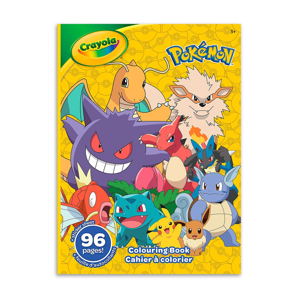 Pokémon Cahier à colorier 96pg