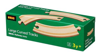 Brio Rail courbe long 4 pièces