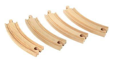 Brio Rail courbe long 4 pièces
