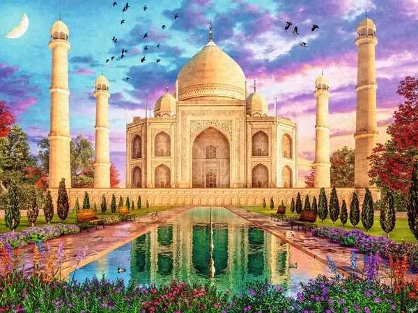 PZ1500 Taj Mahal enchanté