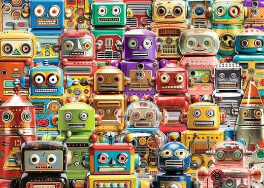 PZ500L Retro Robots