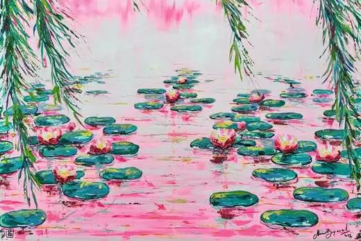 PZ4000 Nenuphars roses