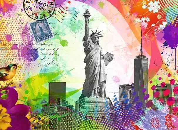 PZ500 Carte postale de New York