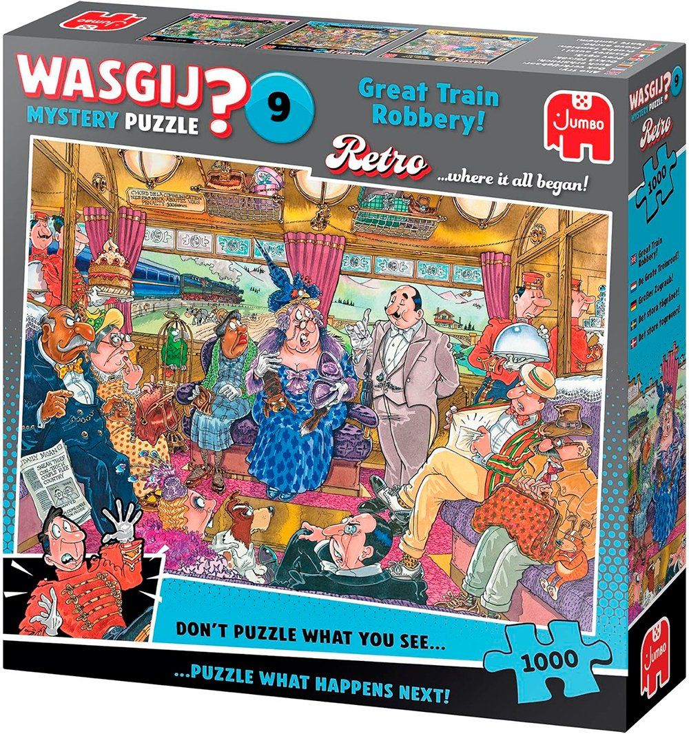 PZ1000 Wasgij Mystery Retro 9 Super cambriolage