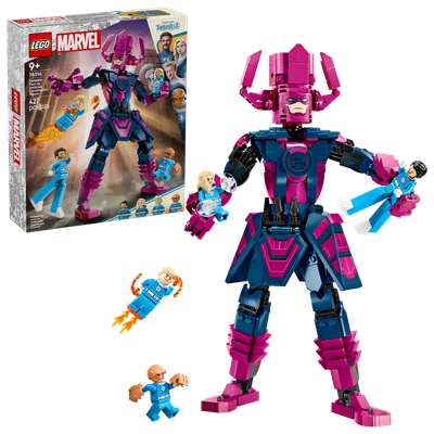 Lego Marvel 76316 Les Quatre Fantastiques contre la figurine à construire de Galactus