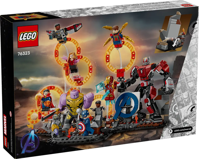 Lego Marvel 76323 Avengers : Phase finale - Le dernier combat