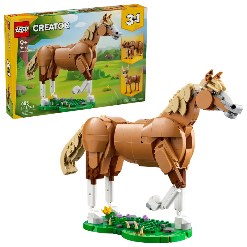 Lego Creator 31166 Le cheval magnifique