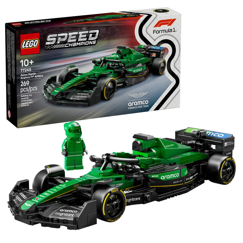 Lego Speed Champions 77245 Voiture de course Aston Martin Aramco F1® AMR24