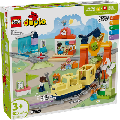 Lego Duplo 10428 Le grand train communautaire interactif