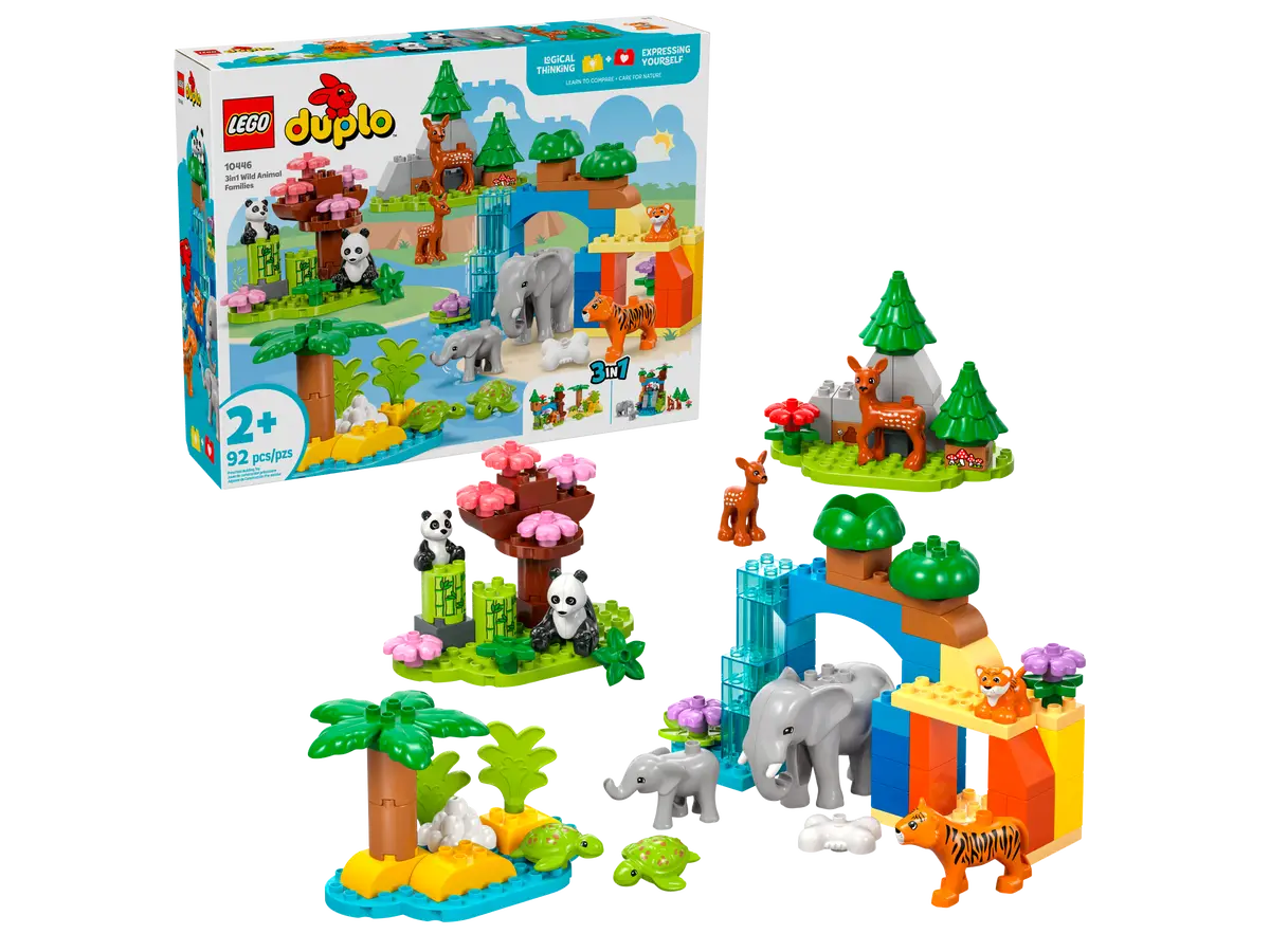 Lego Duplo 10446 Familles d’animaux sauvages 3-en-1