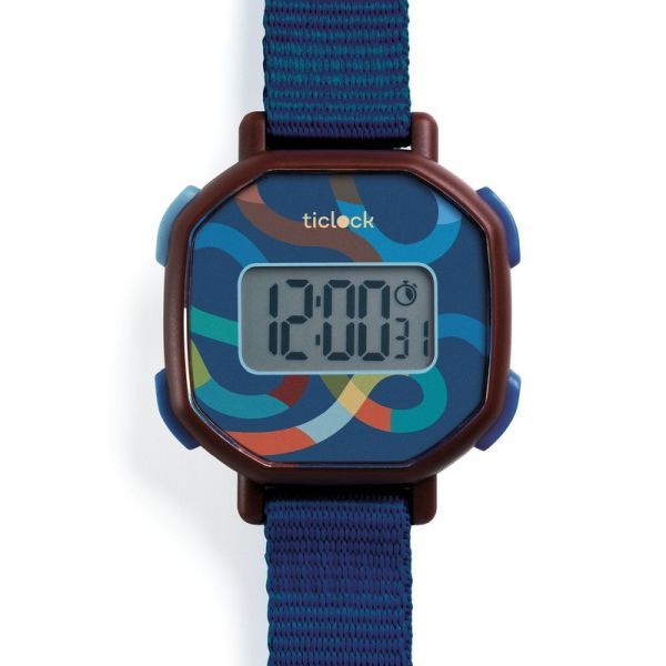 Montre Digitale - Blue Volute