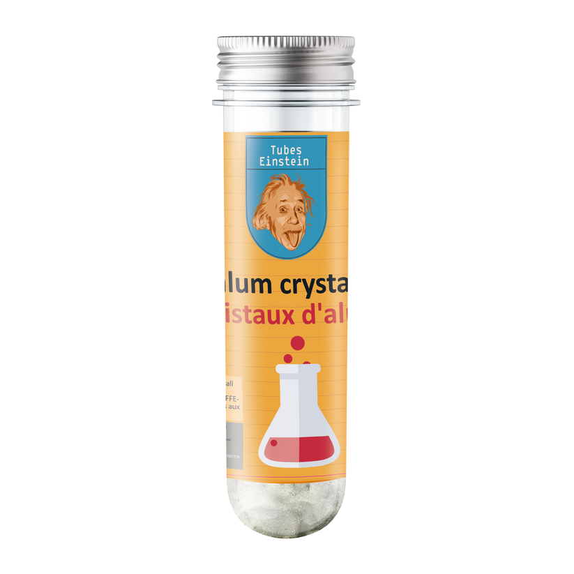Cristaux d'alun - Tubes Einstein