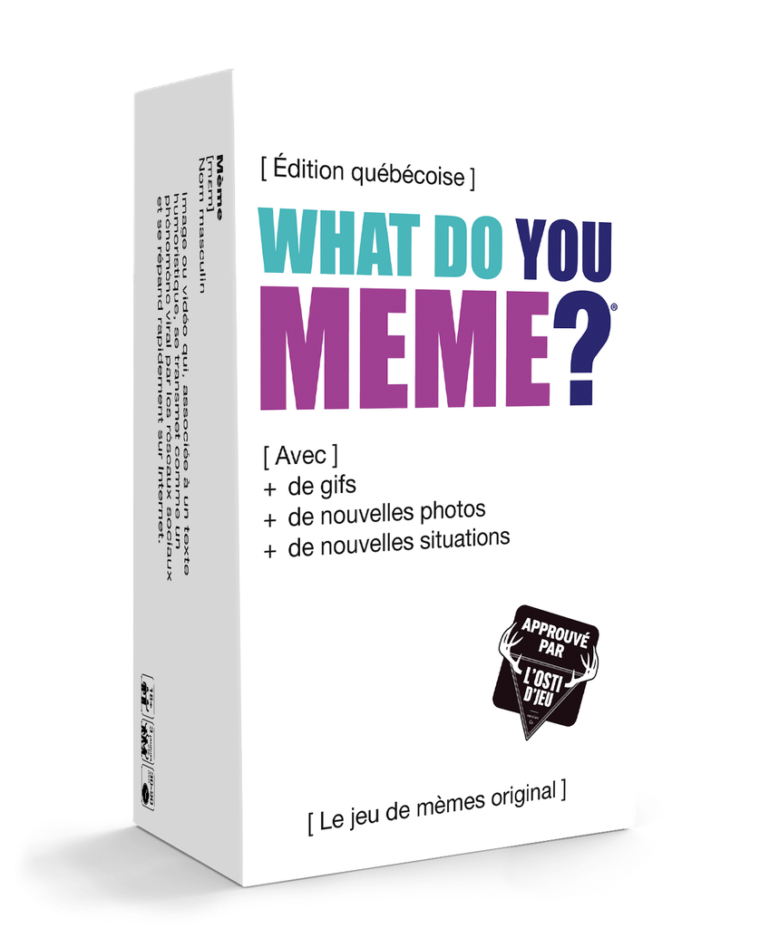 What Do You Meme? GIF : Éd. Québécoise