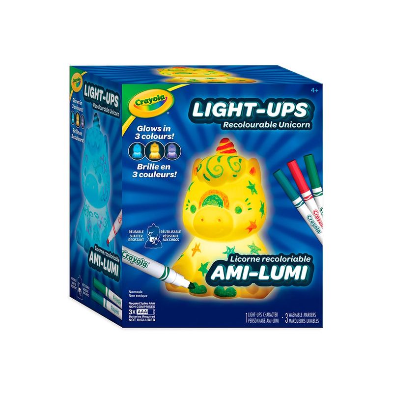 Licorne recoloriable Ami-lumi