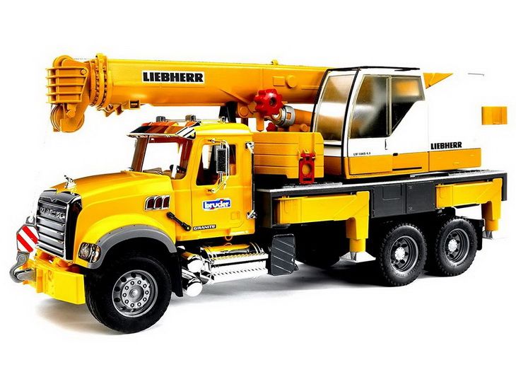 MACK Camion Mack avec grue Liebherr