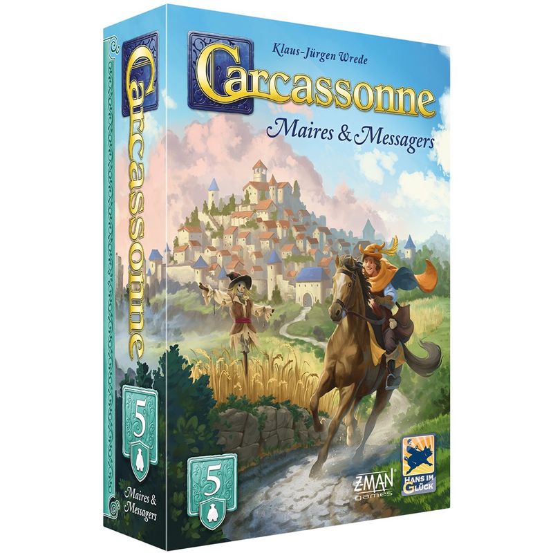 Carcassonne: Ext 5: Maires &amp; Messagers - Nouv. Ver.