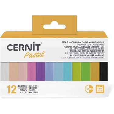 Cernit -12-pack - Pastel
