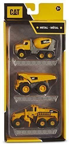 CAT - Metal Construction Vehicle 3-Pack