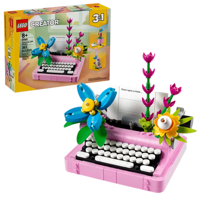 Lego Creator 31169 La machine à écrire avec des fleurs