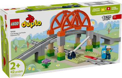 Lego Duplo 10426 Ensemble d'extension Pont et rails de train