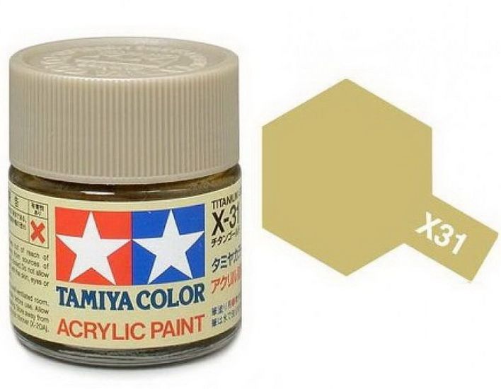 TAMIYA X-31 - Titanium Gold
