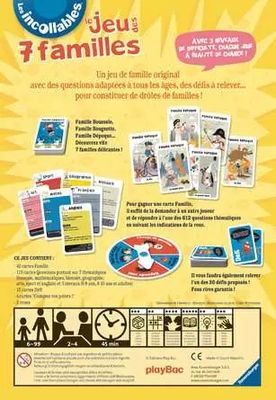 Jeu des 7 Familles - Les Incollables