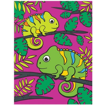 Peinture à numéro caméléons