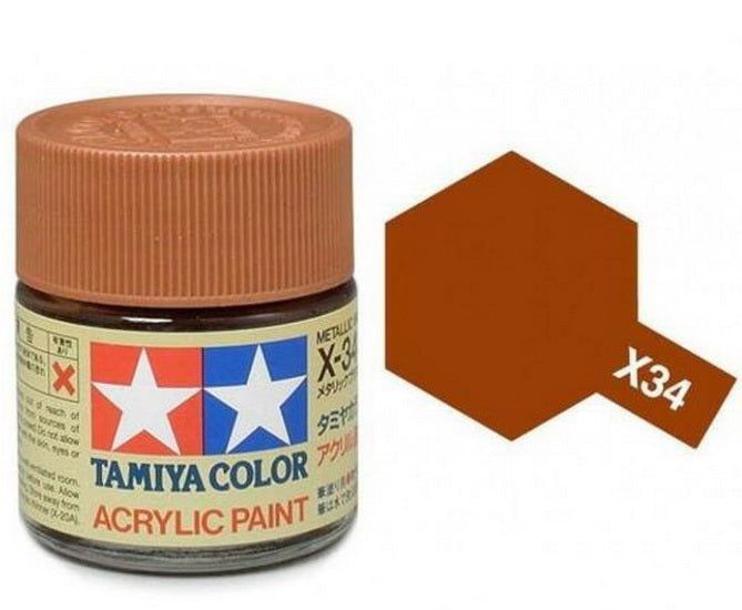 TAMIYA X-34 - Metallic Brown