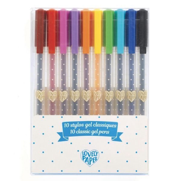 10 Stylos Gel Classiques