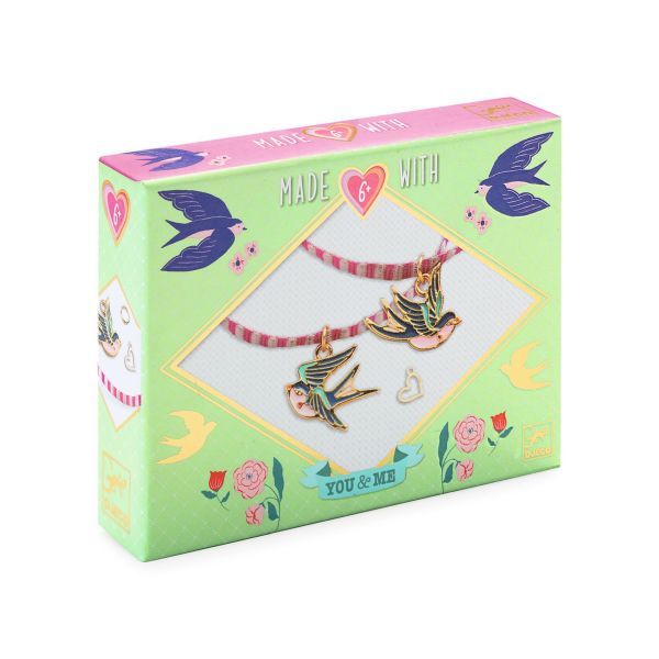 You &amp; Me - Bracelet rubans oiseaux