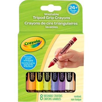 Crayons de cire triangulaires (8)