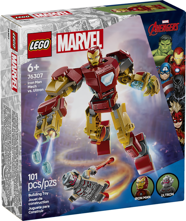 Lego Marvel 76307 iron Man Mech vs Ultron