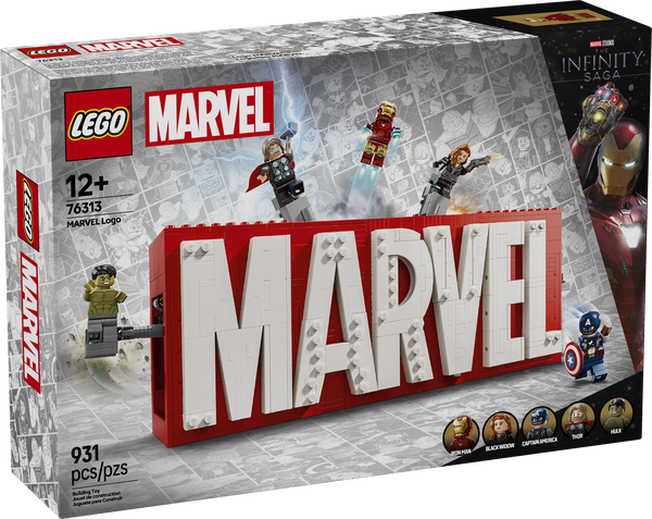 Lego Marvel 76313 Logo &amp; Figurines Marvel