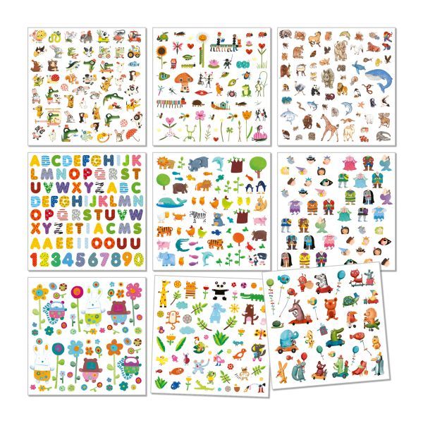 Autocollants 1000 pour les petits