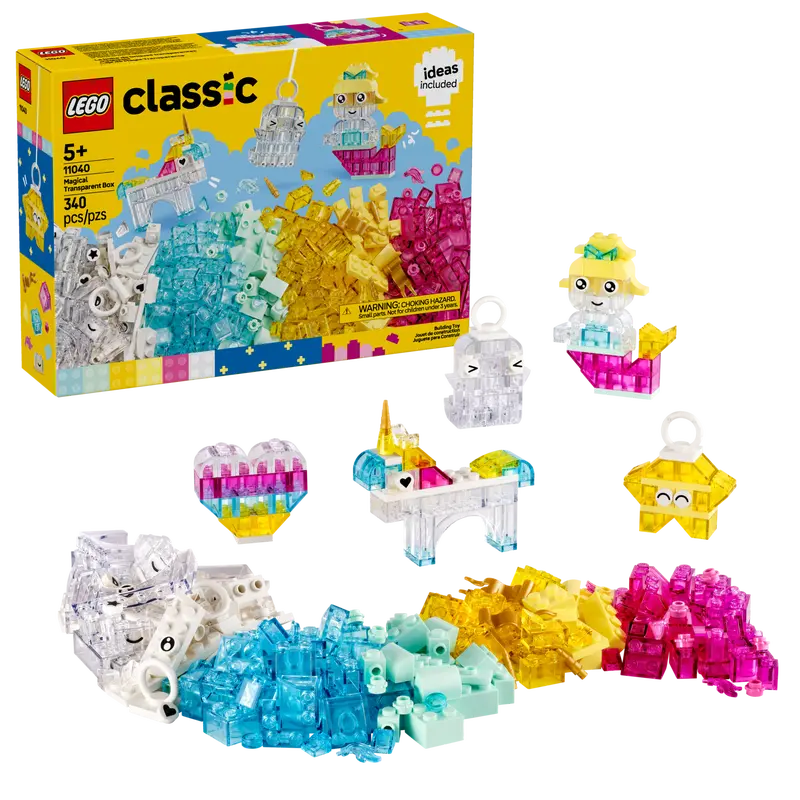 Lego Classic 11040 La boîte de briques transparentes magiques