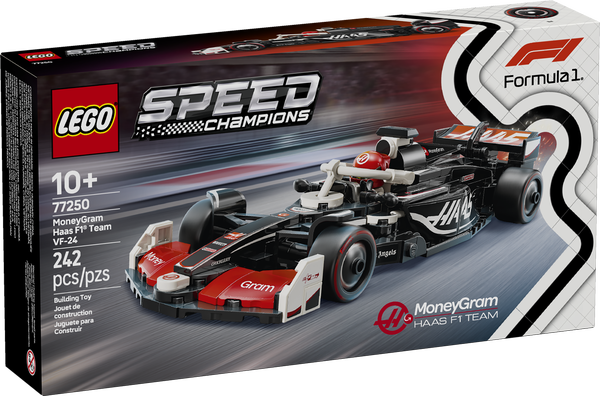 LEGO Speed Champions 77250 MoneyGram Haas F1 Team VF-24 Race Car