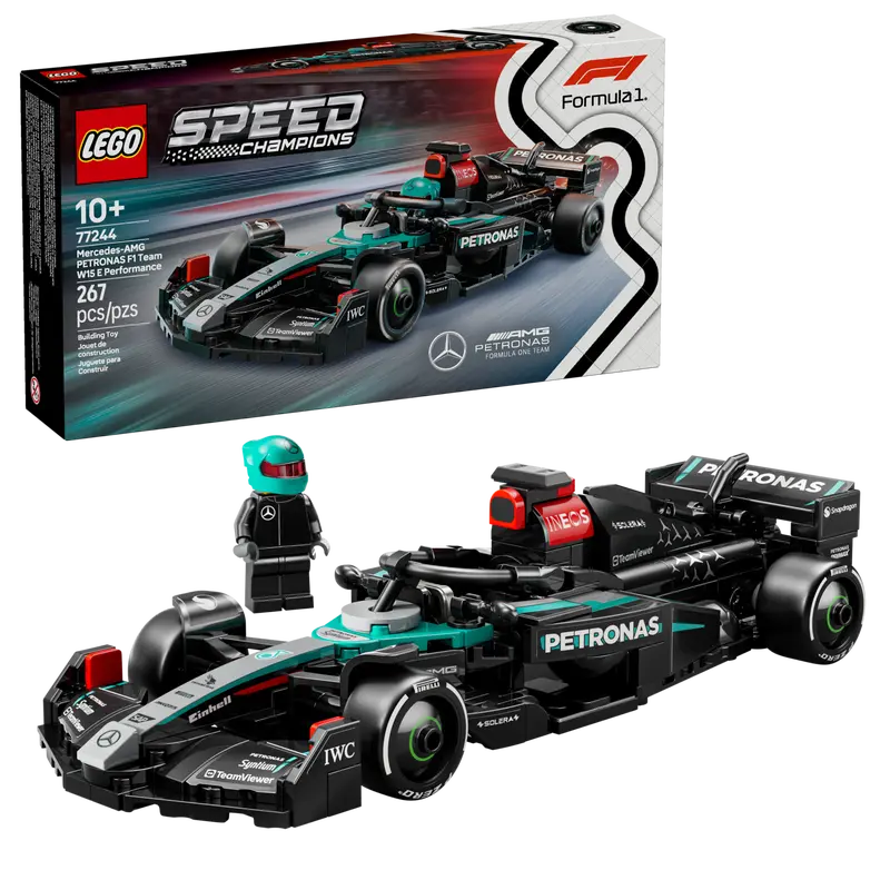Lego Speed Champions 77244 Voiture de course Mercedes-AMG F1® W15
